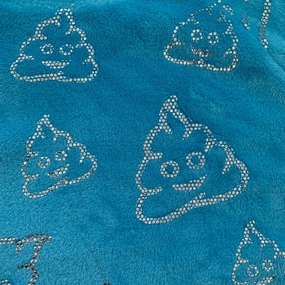 Girls Justice emoji plush sweatshirt (Size 16P) - Picture 2 of 4